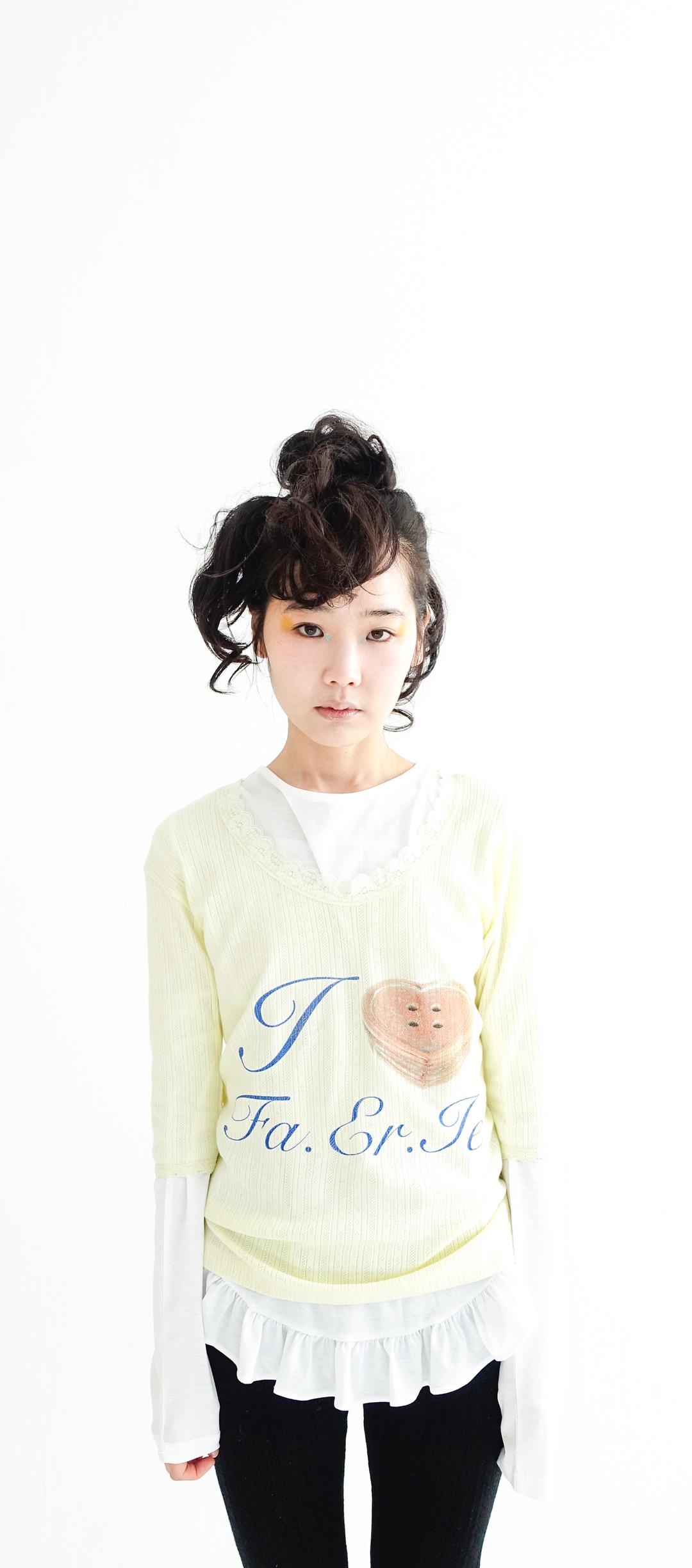 4차★[F.E.E.S] I ❦ fa.er.ie lace T-shirt (lemon)