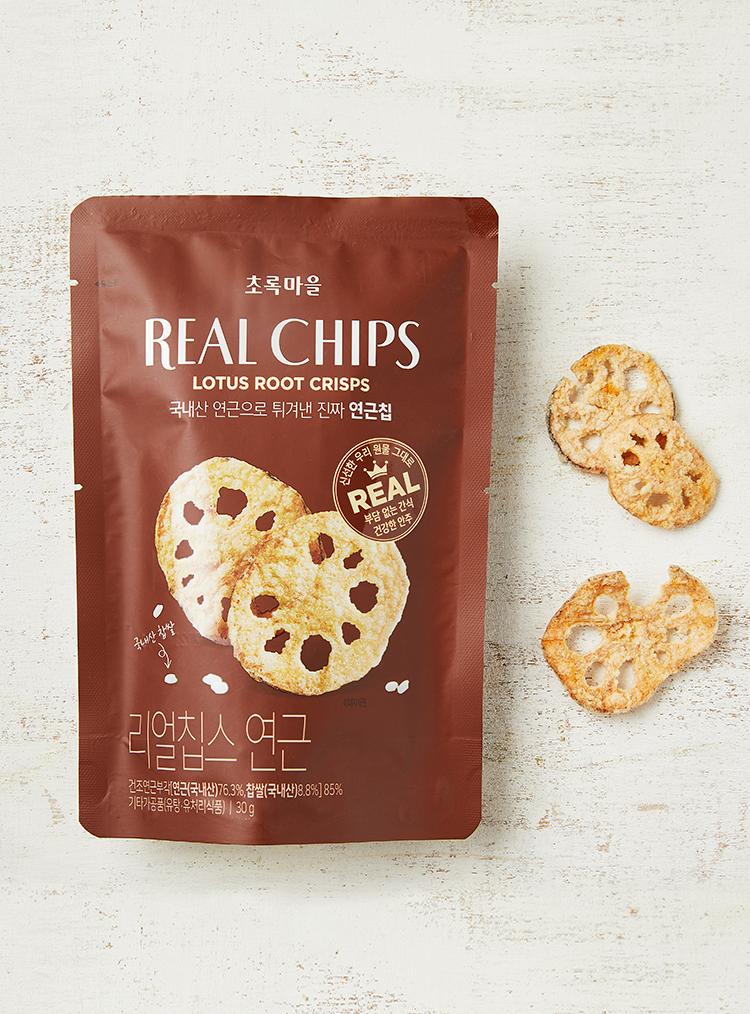 [초록마을] 리얼칩스 연근(30g)