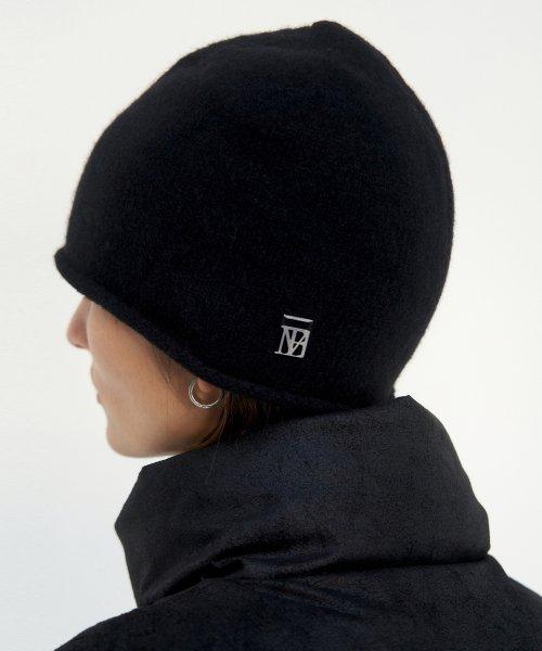 Angora Metal Point Beanie [ Black ]