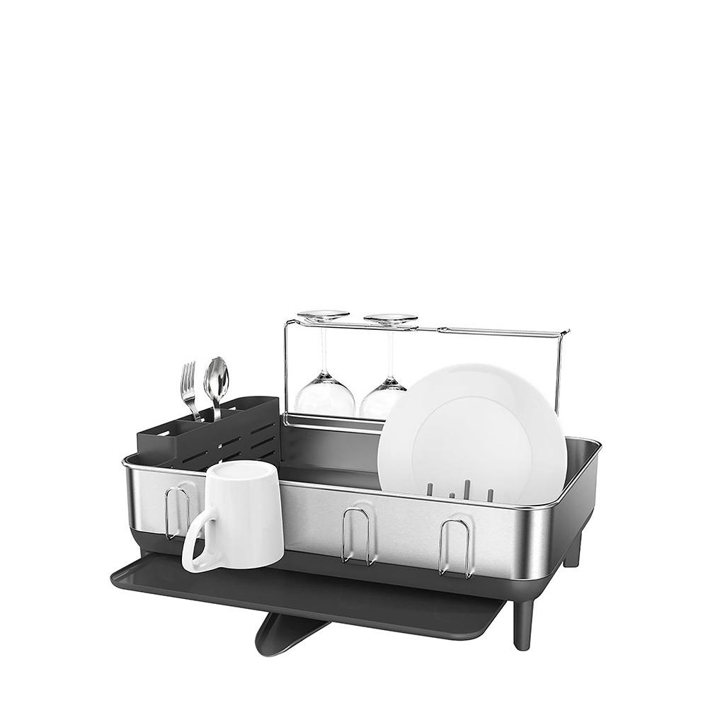 심플휴먼 디럭스 와인 식기건조대 2 그레이