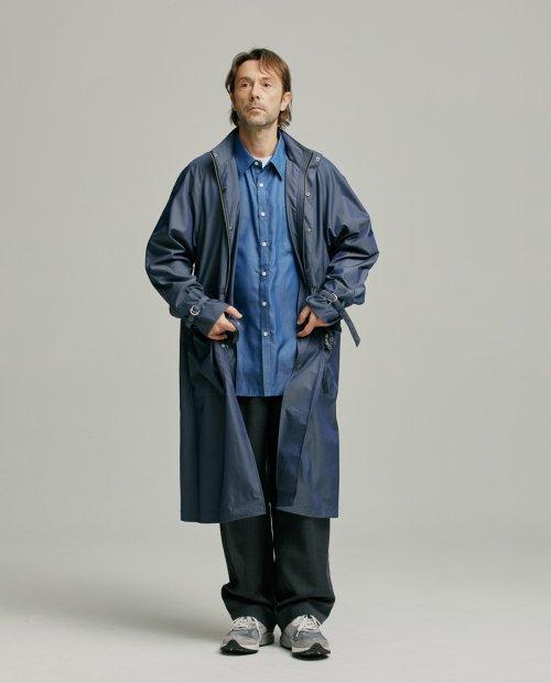 RIDING COAT navy