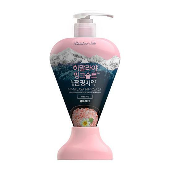 히말라야 핑크쏠트 펌핑치약 플로럴 민트