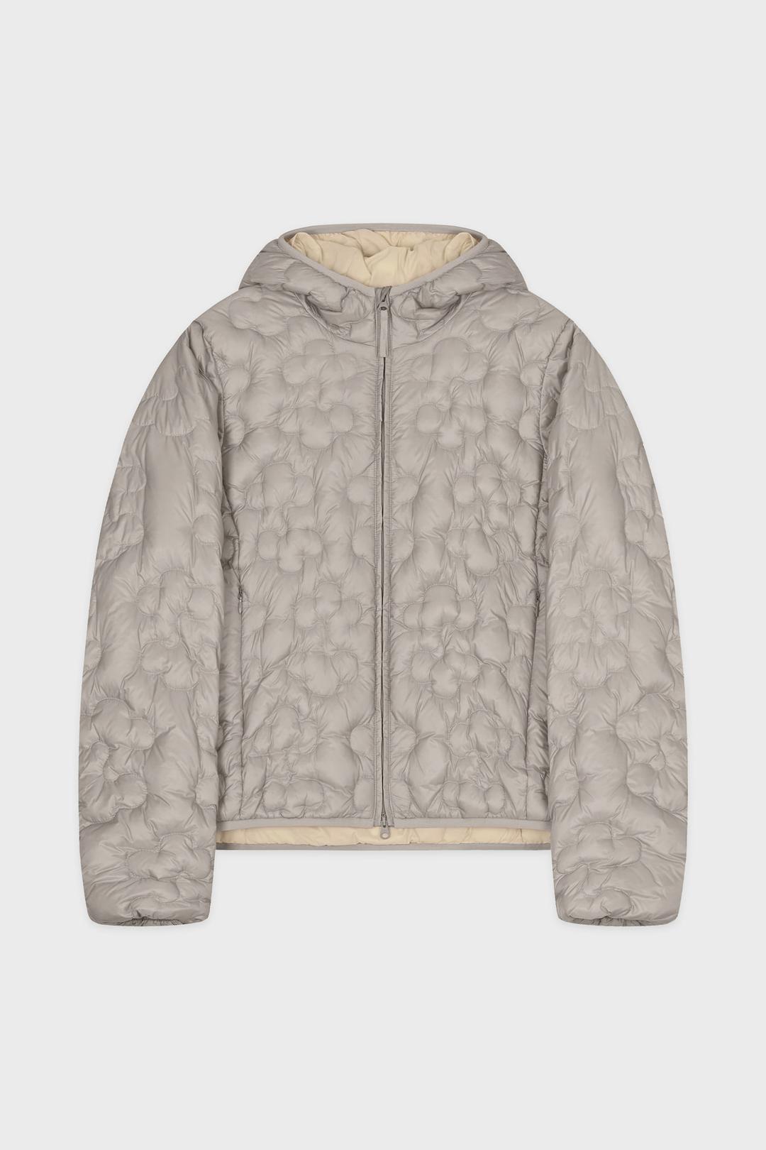 Light Down Hoodie Jacket (Grey)