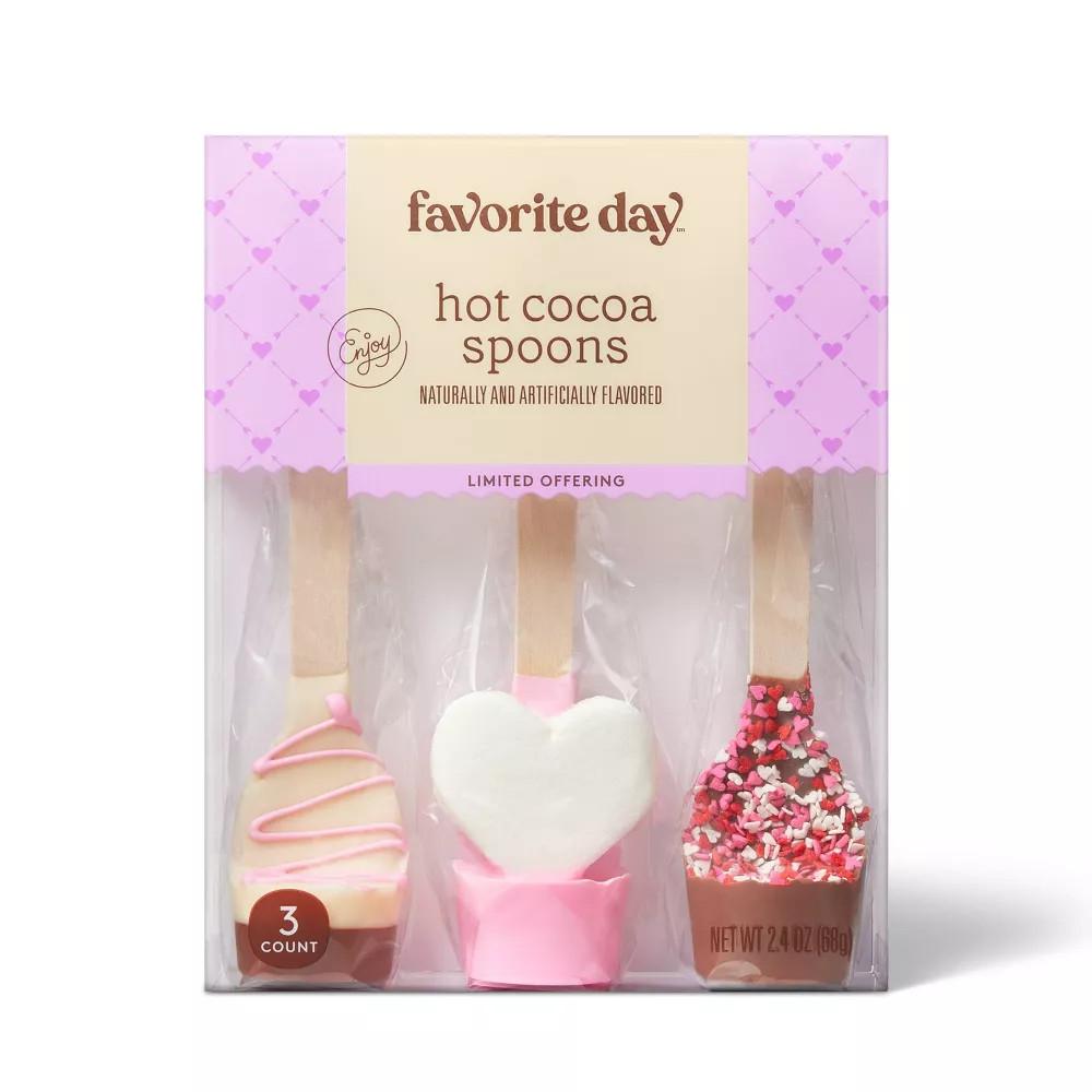 [발렌타인데이] 페이보릿데이 초콜릿 핫코코아 스푼 3개입 [원산지:미국]