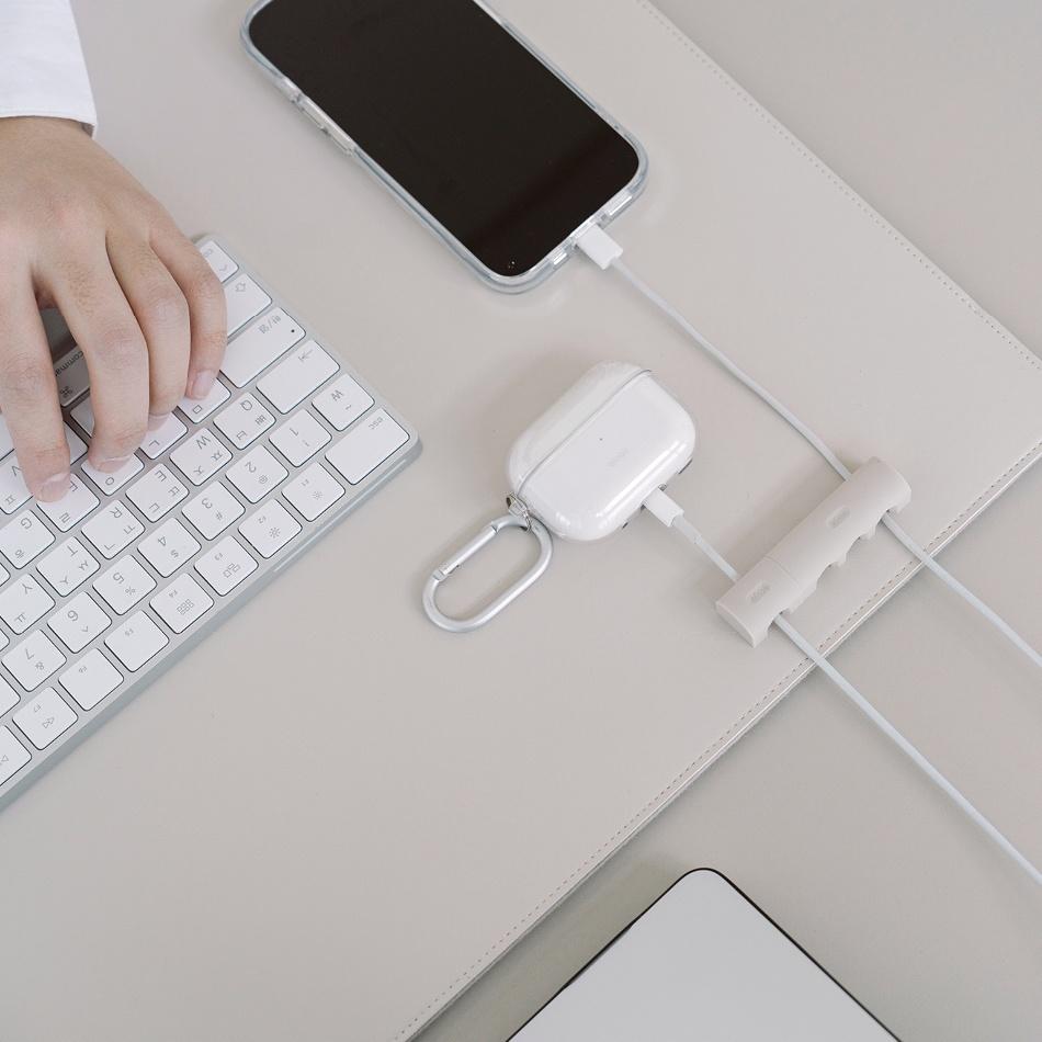 마그네틱 케이블 매니지먼트 세트 (마그네틱 데스크매트 호환)