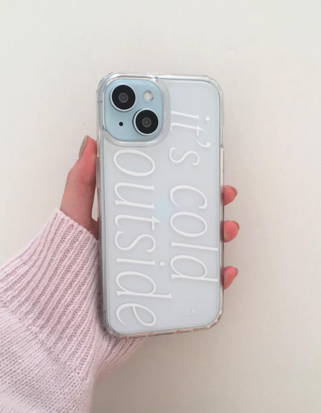 ITS COLD OUTSIDE CLEAR CASE