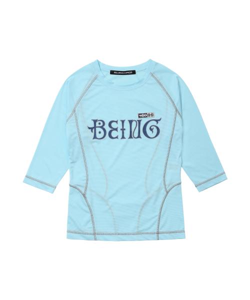 BEING Mesh Top Ice Blue