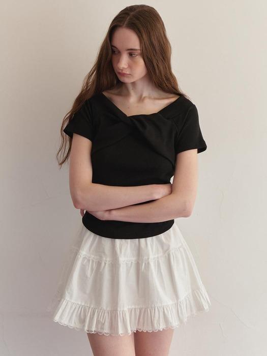 A PURE CANCAN MINI SKIRT_WHITE