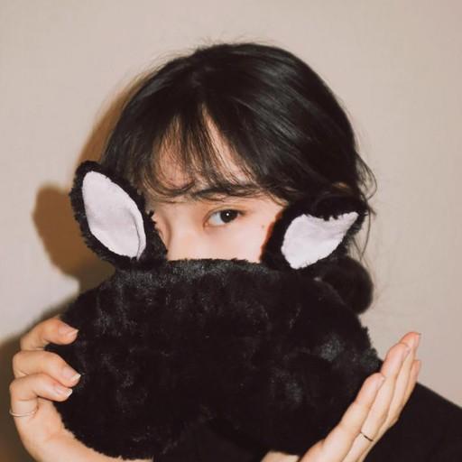 [수면안대] 바니바니/블랙 토끼안대