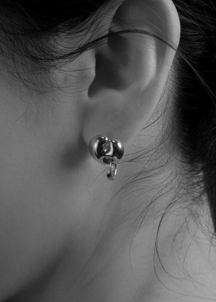 Heart Earrings [silver]