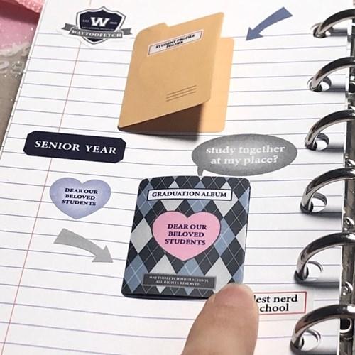 [웨이투페치] 스티커북 (스쿨버전)