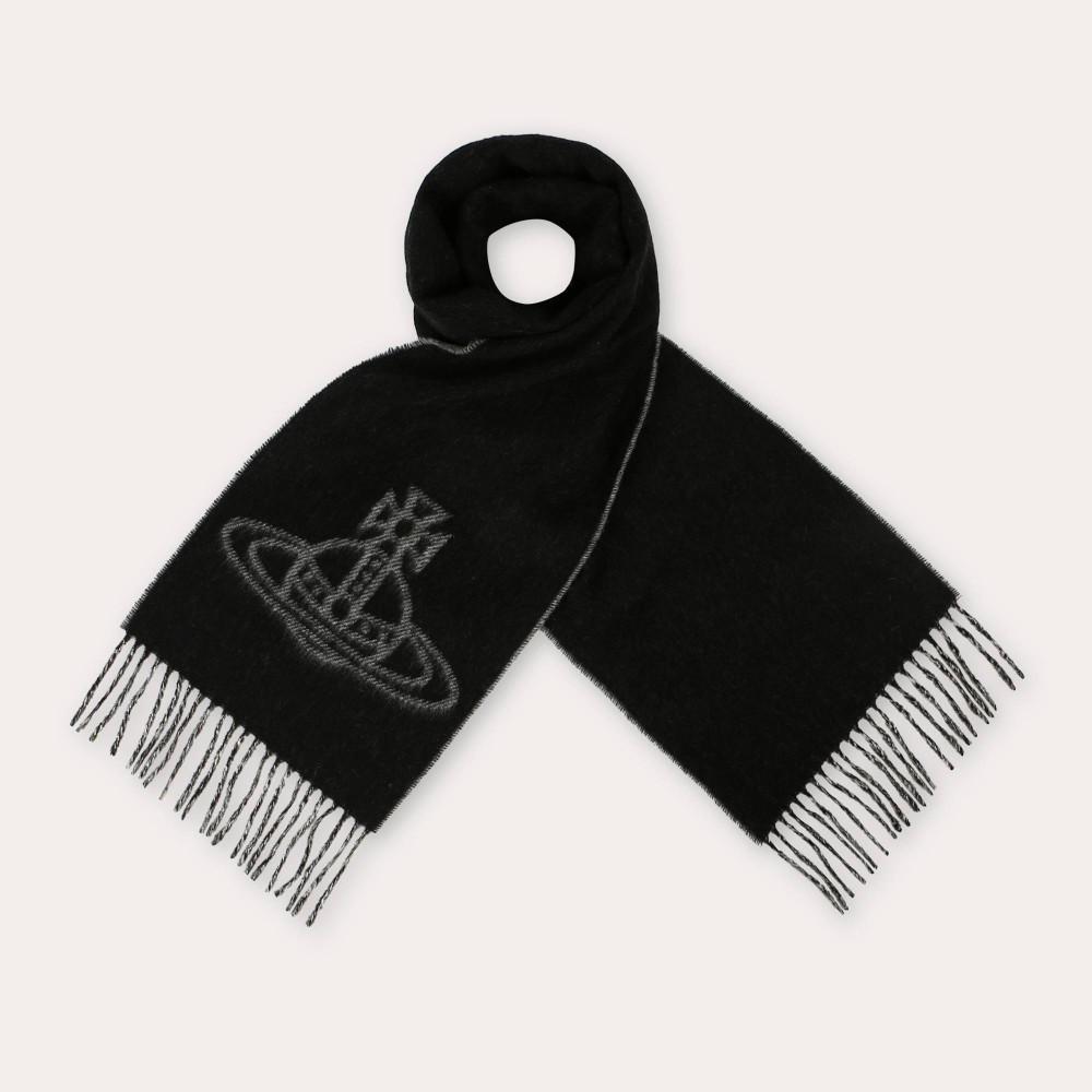 비비안웨스트우드 싱글 ORB 양면 머플러 81030006 VOTCSC0001 99