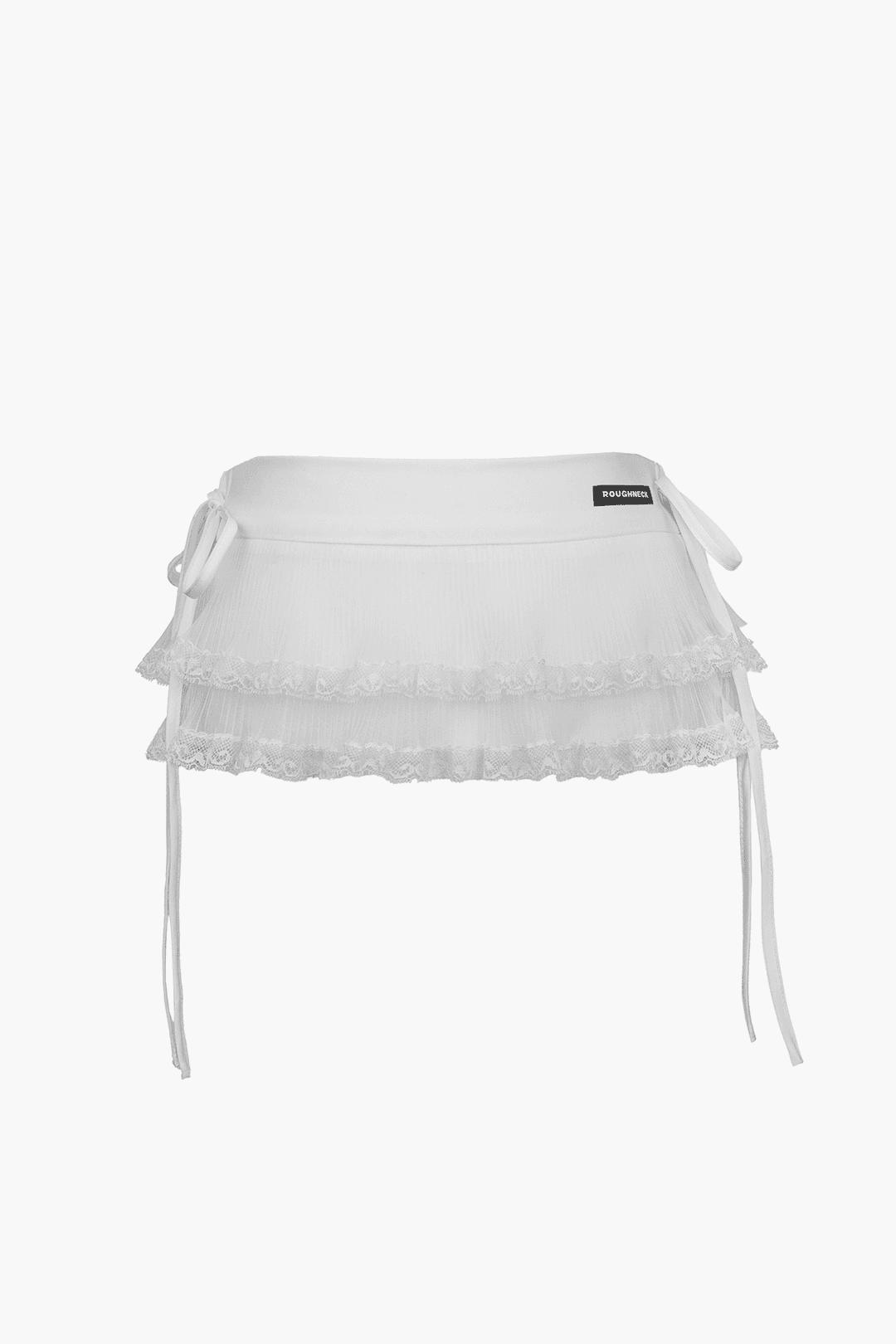 LACE LAYERED SKIRT WHITE [05.29 OPEN]
