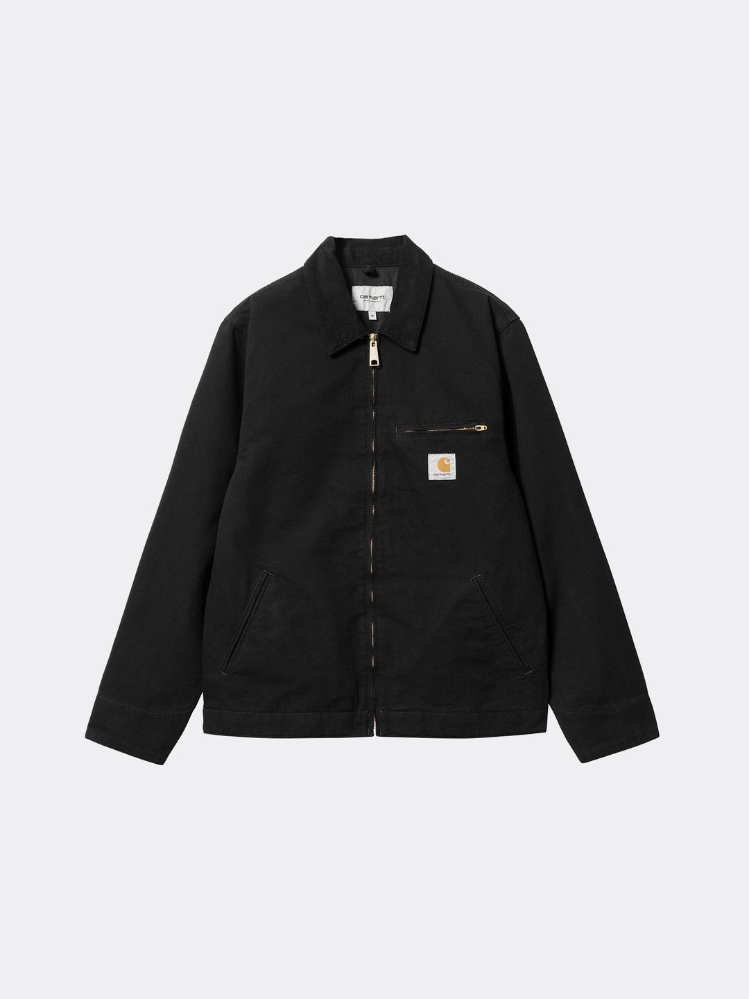 칼하트WIP DETROIT JACKET-BLACK/BLACK RINSED