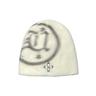 [SURGERY X UNBORN SOCIETY : 써저리 X 언본소사이어티] UNBORNSOCIETY Graffiti & SUR8ERY Metal logo beanie white