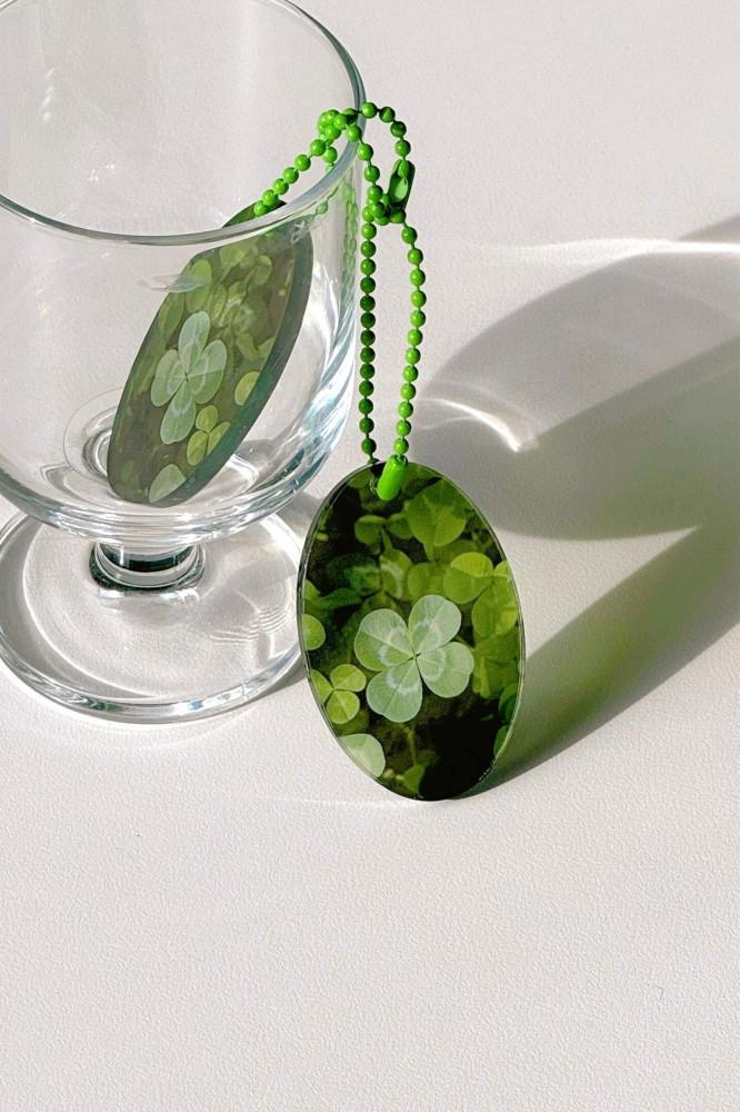 green clover keyring