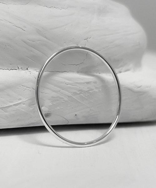 1mm 논로고 라인 링_실버925
