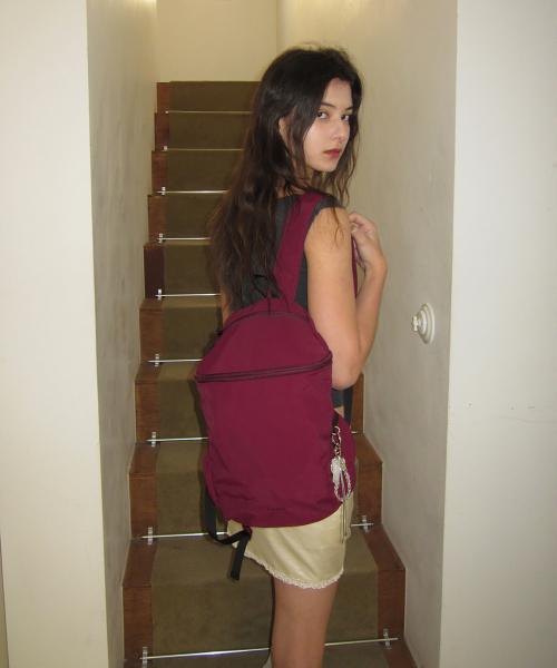 코티 백팩-그레이프