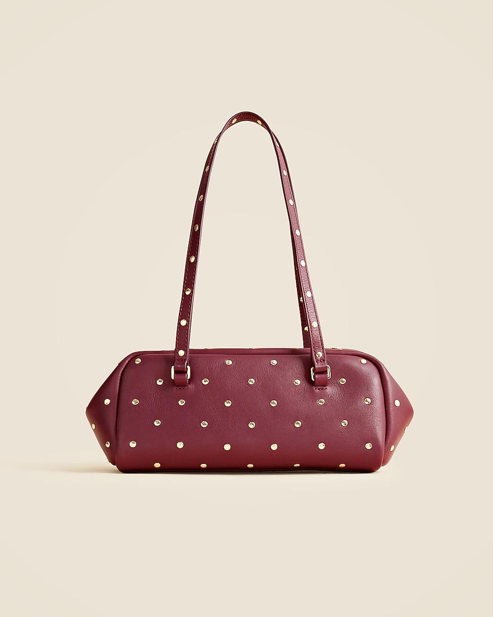 Delphine shoulder bag in studded leather
