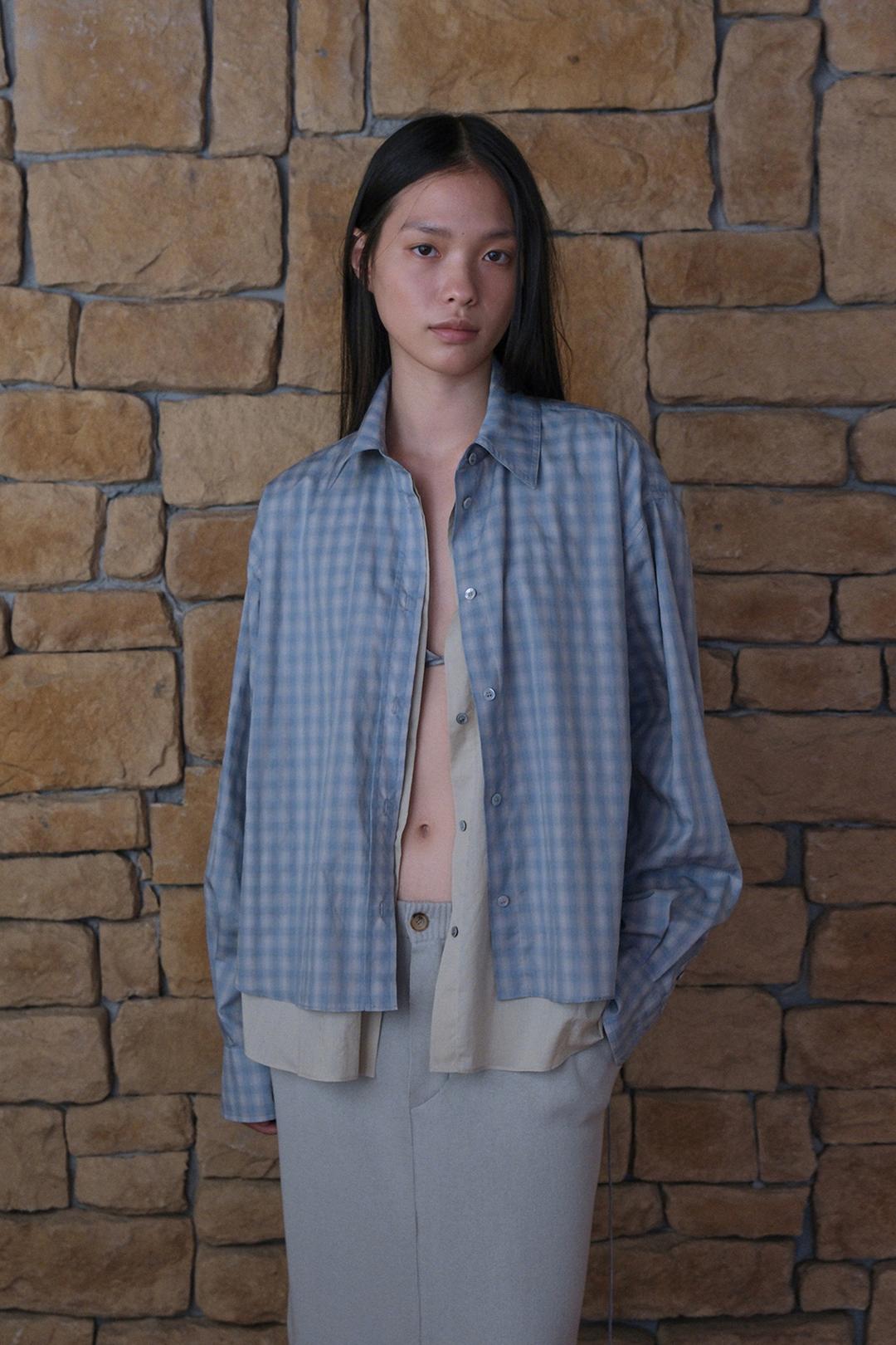 Layered Check Shirt