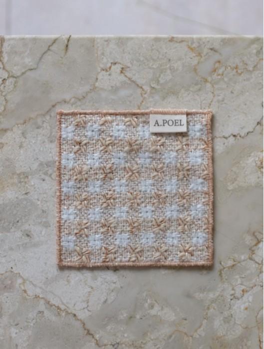 [아포엘] Nemo Coaster_ivory check 코스터