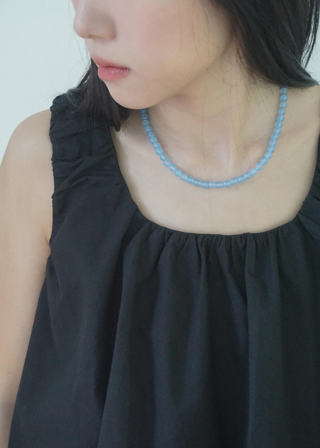 [Monoa Made] blue jade necklace