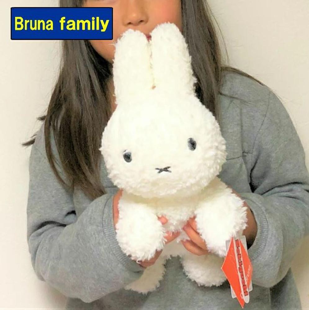 세키구치 보송이 미피 인형 토끼인형 화이트 25cm 봉제인형 일본 정품