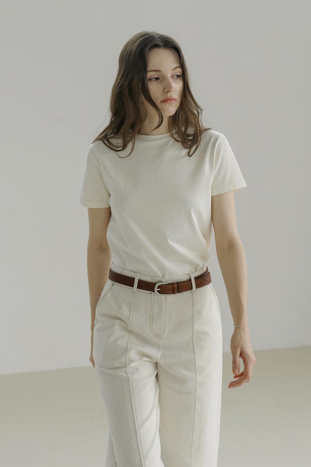 켈리도나휴 실켓 베이직 하프 티셔츠 KDS4KTS1906_13