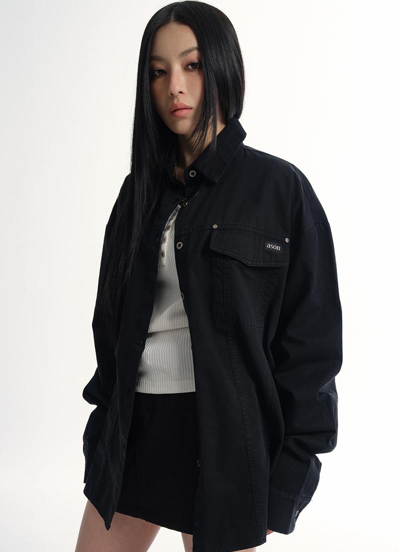 URBAN COTTON SHIRT / BLACK