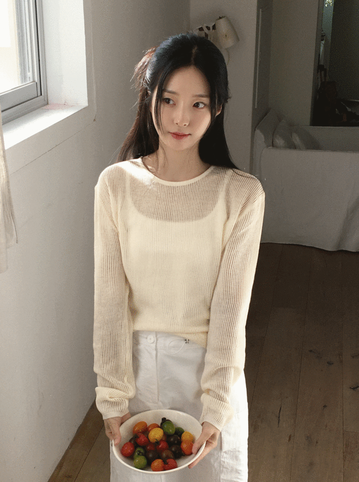 [신상할인] 닐스 썸머 백리본 니트
