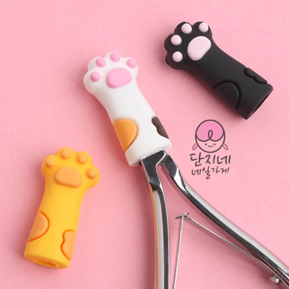 고양이 발바닥 네일니퍼캡 네일핀셋 안전캡