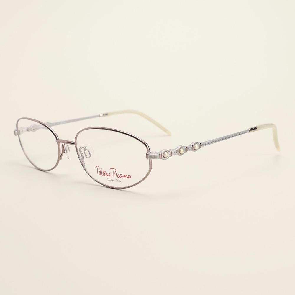 PALOMA PICASSO Side pearl metal glasses
