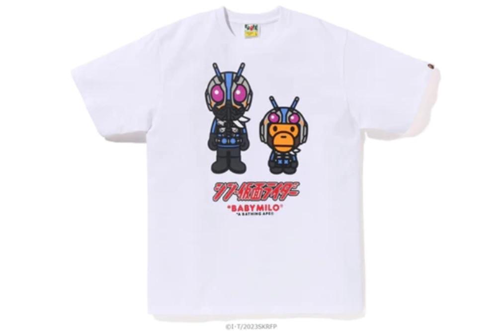 [베이프정품] 반팔티 베이프 X 가면라이더 베이비 마일로 티  BAPE X SHIN KAMEN RIDER BABY MILO TEE
