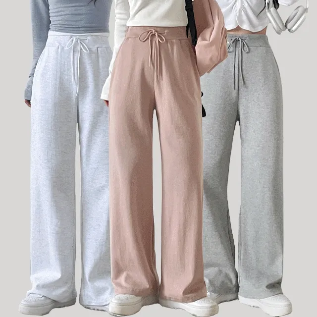 (10만장!)(기본&롱ver) (컬러추가!) 인생핏 시그니처 트레이닝 롱와이드밴딩팬츠 9color