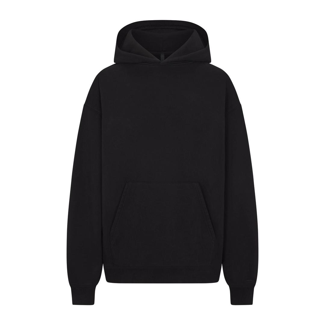 VINTAGE FLEECE OVERSIZED HOODIE | WASHED ONYX