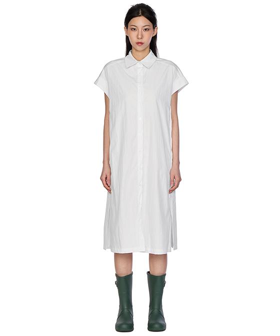 드니티 버튼 롱 드레스