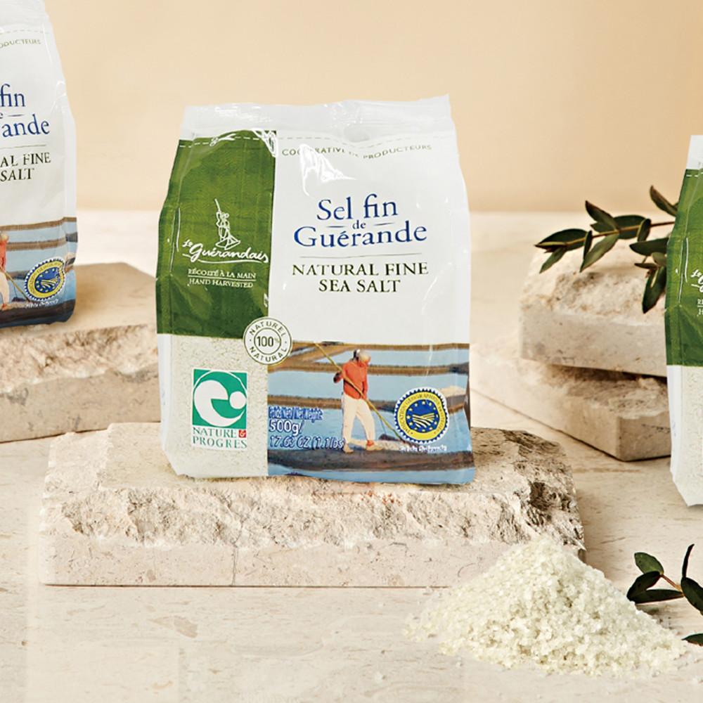 르 게랑드 토판 천일염 가는 소금 500g 프랑스 맛있는 소금 [원산지:프랑스]
