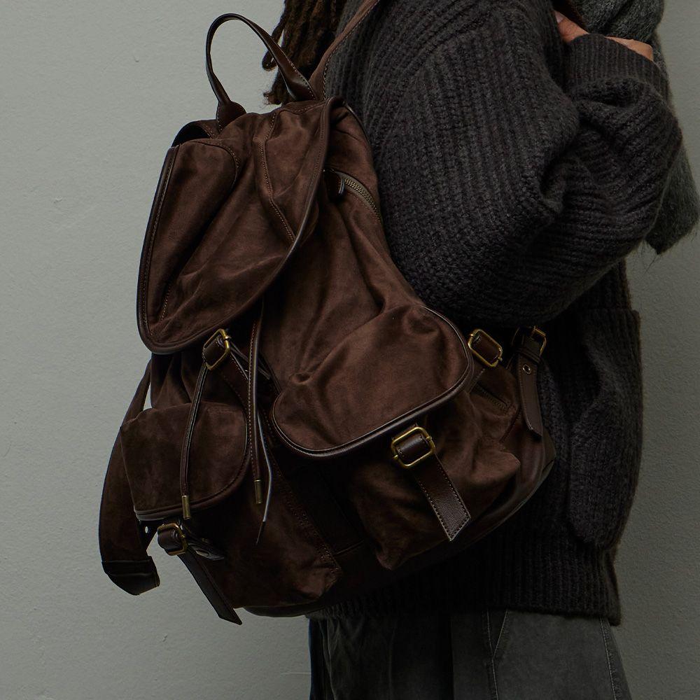 앨버트 스웨이드 럭색 브라운