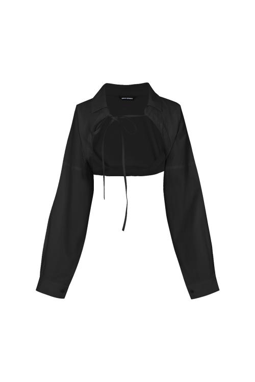DANIELLE SHIRT BOLERO black