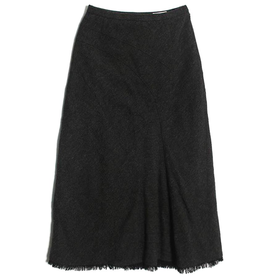 section wool skirt