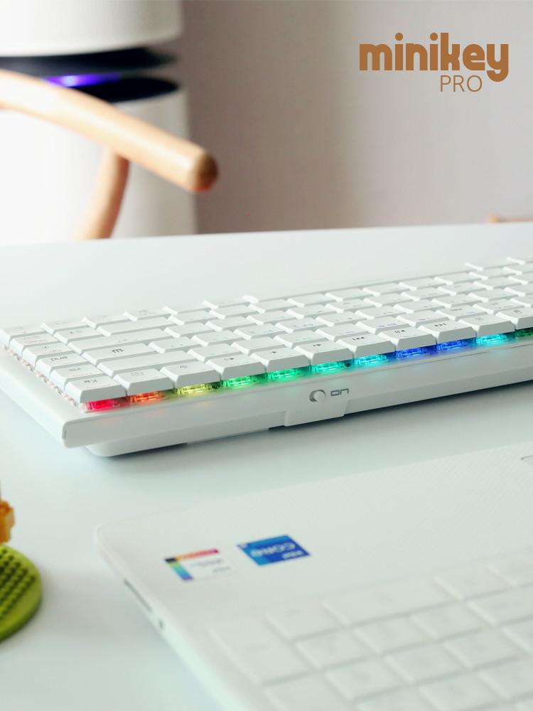 몬스타 가츠 미니키프로 미니키보드 블루투스 무선 저소음 초슬림 기계식 키보드
