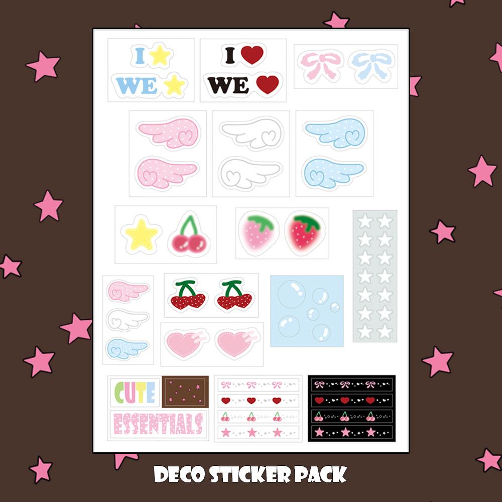 DECO STICKER PACK .ver Cute Essentials
