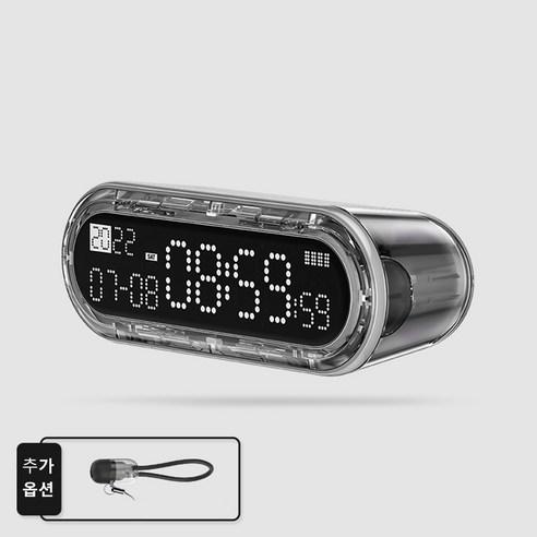 캡슐그래비티 SHARGEEK(sharge) 샤긱 시계 타이머 알람 5000mAh 블랙 보조배터리