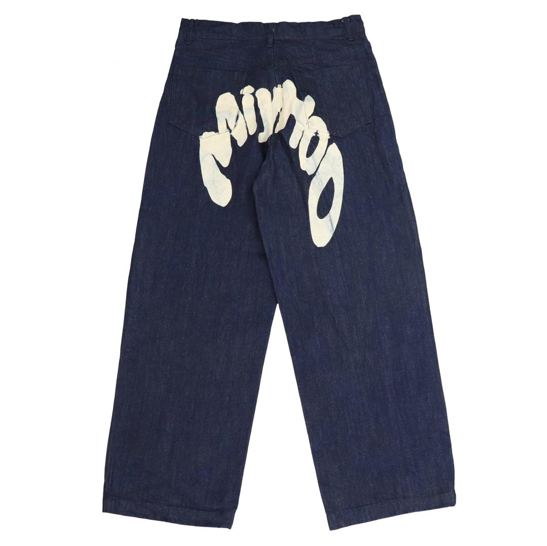 VINTAGE WASHING JEANS ( CREAM )