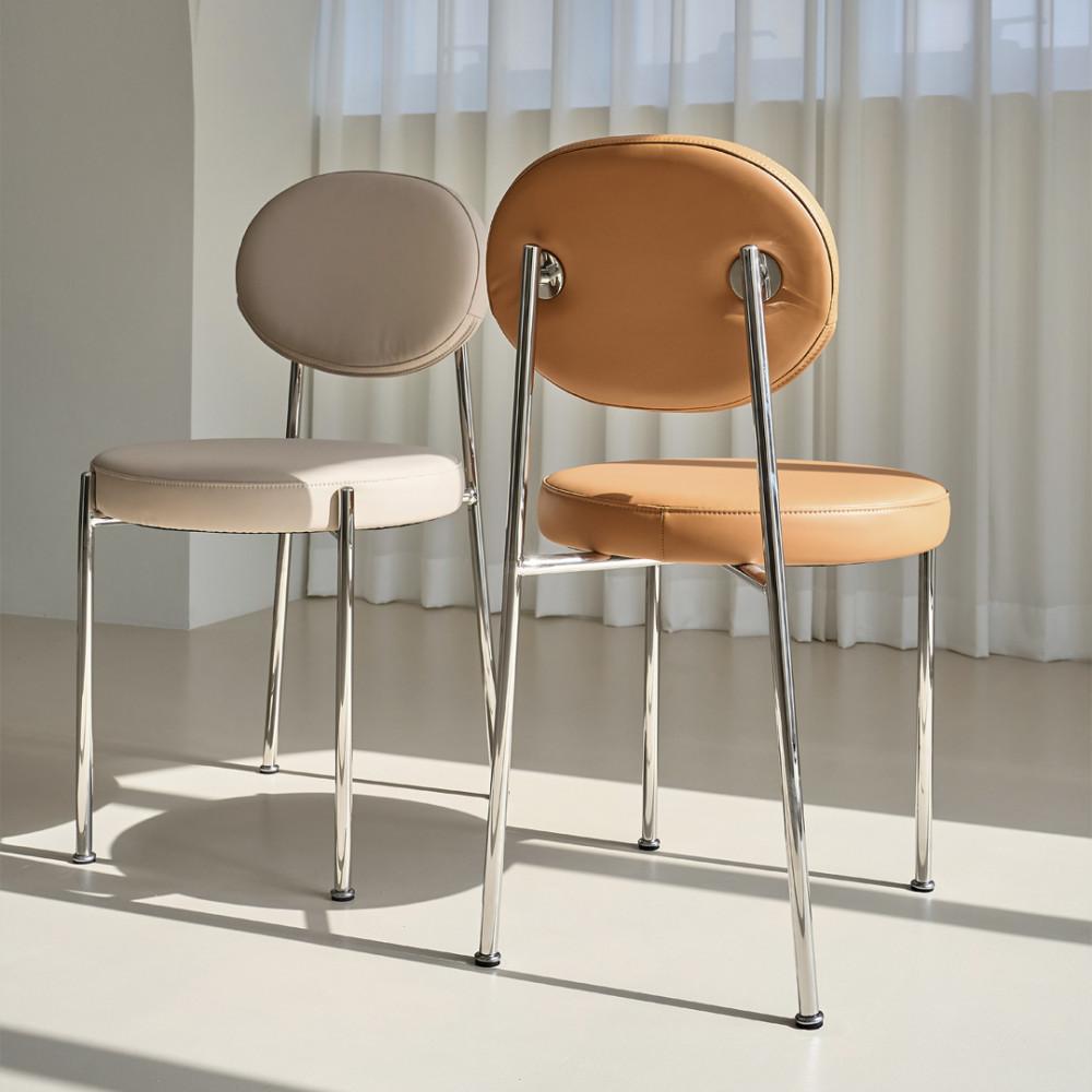 무이토루 플로리 가죽체어 식탁의자 카페의자 다이닝체어