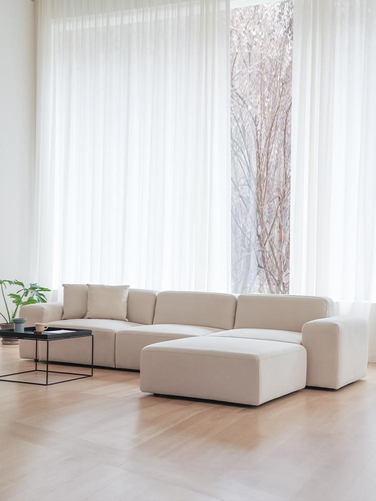 다채움가구 무브먼트 모듈 3인용/4인용 아쿠아텍스 스웨이드 패브릭소파