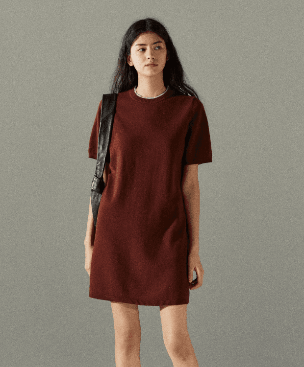 [프리오더 30% 타임세일] 마르타 배색 니트 원피스