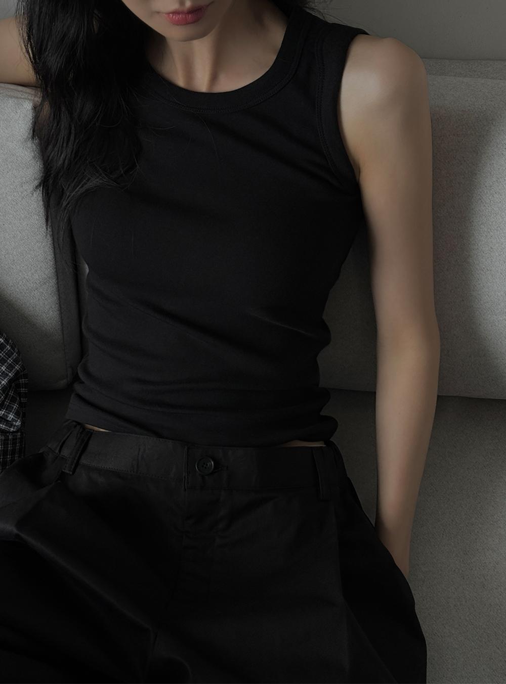 코튼나시(블랙ver)(4color)