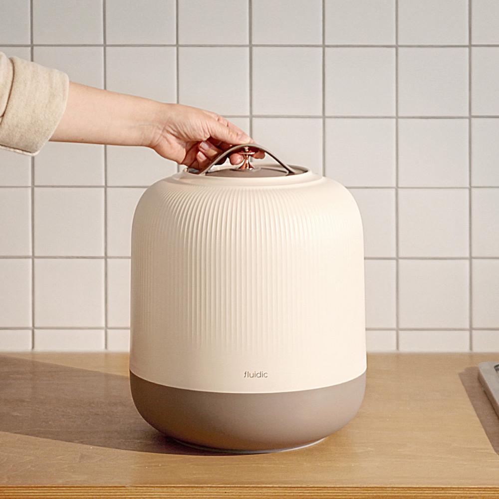 [업체배송] 플루딕 진공밀폐 쌀통 10kg