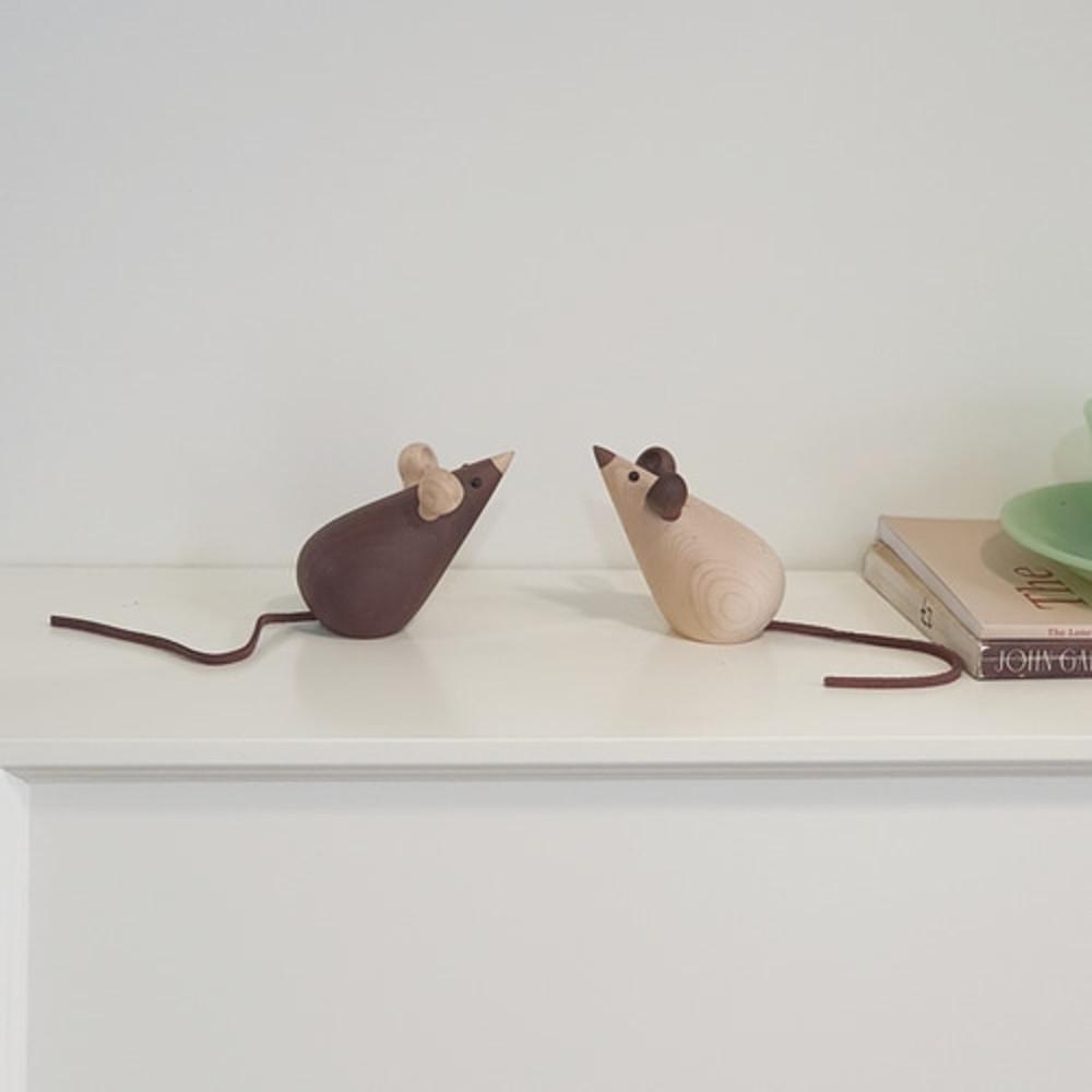 쥐돌이 목각인형
